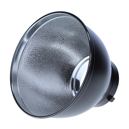 Professional studio flash reflector aluminum 55 degrees with Bowens connection